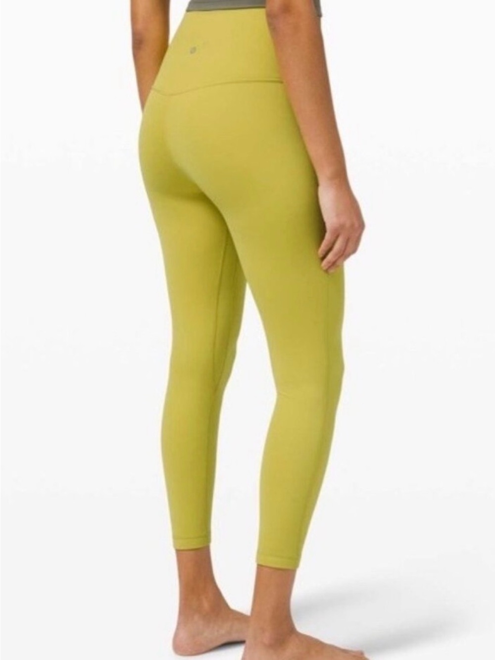 Lululemon Align High-Rise Pant Leggings 25" Yellow Pear Size10 W5CTCS